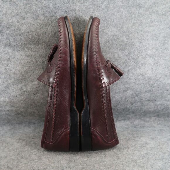 Stamati Mastroianni Shoes Mens 10 Tassel Loafers Moccasin Leather Classic Brown main image 14